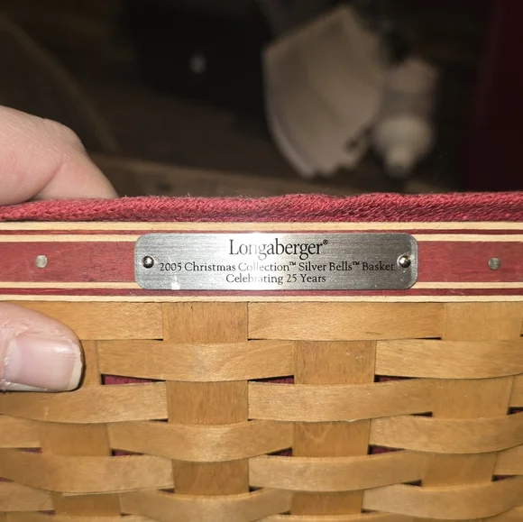 3 piece longaberger christmas baskets - Picture 3 of 10